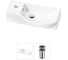 Комплект 2 в 1 Lavinia Boho Bathroom Sink накладная/подвесная раковина 45x24 см 20216077R 1