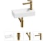 Комплект 4 в 1 Lavinia Boho Bathroom Sink накладная/подвесная раковина 37x18 см состоит 20215863R 1