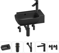 Комплект 5 в 1 Lavinia Boho Bathroom Sink накладная/подвесная раковина 40x24 см состоит 20216383R