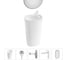 Комплект 5 в 1 Wellsee Bathroom Sink напольная раковина 50x45x88,5 см состоит из 33 20219404R 1