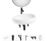 Комплект 6 в 1 Wellsee Bathroom Sink накладная раковина 60x40 см состоит из 3331109 20219266R 1