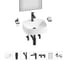 Комплект 7 в 1 Wellsee Bathroom Sink накладная раковина 42x42 см состоит из 3331108 20219462R 1