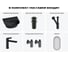 Комплект 6 в 1 Wellsee Bathroom Sink накладная/подвесная раковина 46x41 см состоит 20219928R 13