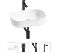 Комплект 4 в 1 Lavinia Boho Bathroom Sink накладная раковина 55x40 см состоит из 3331108 20215469R