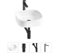 Комплект 4 в 1 Lavinia Boho Bathroom Sink накладная раковина 42x42 см состоит из 3331108 20215453R