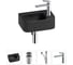 Комплект 4 в 1 Wellsee Bathroom Sink накладная/подвесная раковина 37x25 см состоит 20216575R 1