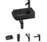 Комплект 4 в 1 Wellsee Bathroom Sink накладная/подвесная раковина 40x24 см состоит 20216380R 1