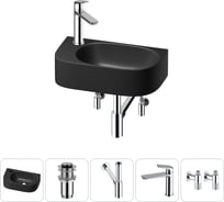 Комплект 5 в 1 Wellsee Bathroom Sink накладная/подвесная раковина 40x22 см состоит 20216354R