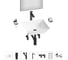 Комплект 7 в 1 Wellsee Bathroom Sink накладная раковина 42x42 см состоит из 3331111 20219302R 1