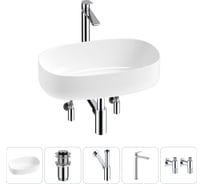 Комплект 5 в 1 Lavinia Boho Bathroom Sink накладная раковина 55x35 см состоит из 3331112 20215833R