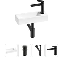 Комплект 4 в 1 Lavinia Boho Bathroom Sink накладная/подвесная раковина 38x14 см состоит 20215946R