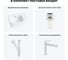 Комплект 4 в 1 Wellsee Bathroom Sink накладная/подвесная раковина 37x25 см состоит 20216564R 11