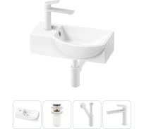 Комплект 4 в 1 Lavinia Boho Bathroom Sink накладная/подвесная раковина 40x23 см состоит 20216032R