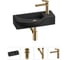 Комплект 4 в 1 Wellsee Bathroom Sink накладная/подвесная раковина 45x24 см состоит 20216129R 1