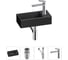Комплект 4 в 1 Wellsee Bathroom Sink накладная/подвесная раковина 40x20 см состоит 20215987R 1