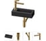 Комплект 4 в 1 Wellsee Bathroom Sink накладная/подвесная раковина 37x18 см состоит 20215905R 1