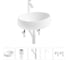 Комплект 5 в 1 Wellsee Lavinia Boho Bathroom Sink накладная раковина 50x36 см 3331108 20215078R 1