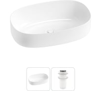 Комплект 2 в 1 Wellsee Lavinia Boho Bathroom Sink накладная раковина 55x35 см 3331112 20215824R