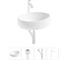 Комплект 4 в 1 Wellsee Lavinia Boho Bathroom Sink накладная раковина 50x36 см 3331108 20215074R 1
