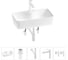 Комплект 5 в 1 Wellsee Lavinia Boho Bathroom Sink накладная раковина 54x30 см 3331110 20215286R 1
