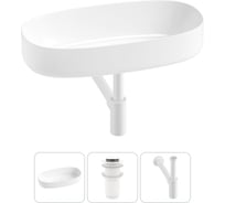 Комплект 3 в 1 Wellsee Lavinia Boho Bathroom Sink накладная раковина 68x36 см 3331112 20215844R