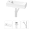 Комплект 3 в 1 Wellsee Lavinia Boho Bathroom Sink накладная/подвесная раковина 38x14 см 20215916R 1