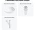 Набор Wellsee 3 в 1 Nexus Flex накладная раковина 51x39 см 32340200 20214026R 2