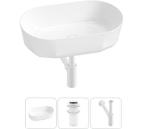Комплект 3 в 1 Lavinia Boho Bathroom Sink накладная раковина 55x32 см 3331109 20215812R