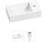 Комплект 2 в 1 Lavinia Boho Bathroom Sink накладная/подвесная раковина 40x20 см 20215968R 1