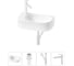 Комплект 4 в 1 Lavinia Boho Bathroom Sink накладная/подвесная раковина 40x22 см 20216340R 1
