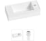 Комплект 2 в 1 Wellsee Lavinia Boho Bathroom Sink накладная/подвесная раковина 43x18 см 20216248R 1