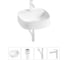 Комплект 4 в 1 Wellsee Lavinia Boho Bathroom Sink накладная раковина 42x42 см 3331108 20215487R 1