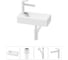 Комплект 4 в 1 Wellsee Lavinia Boho Bathroom Sink накладная/подвесная раковина 37x18 см 20215892R 1