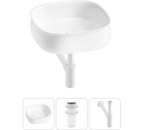 Комплект 3 в 1 Lavinia Boho Bathroom Sink накладная раковина 42x42 см 3331108 20215451R