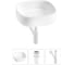 Комплект 3 в 1 Lavinia Boho Bathroom Sink накладная раковина 42x42 см 3331108 20215451R 1