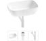 Комплект 3 в 1 Lavinia Boho Bathroom Sink накладная раковина 46x33 см 3331110 20215198R 1