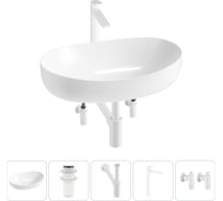 Комплект 5 в 1 Lavinia Boho Bathroom Sink накладная раковина 63x42 см 3331111 20215523R