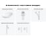 Комплект 5 в 1 Lavinia Boho Bathroom Sink накладная раковина 63x42 см 3331111 20215523R 10
