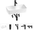 Комплект 5 в 1 Wellsee Lavinia Boho Bathroom Sink накладная раковина 54x30 см 3331110 20215284R 1