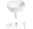 Комплект 3 в 1 Wellsee Lavinia Boho Bathroom Sink накладная раковина 42x42 см 3331108 20215483R 1