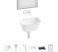 Набор Wellsee 5 в 1 Fontenay Paris накладная раковина 45x33 см 3233 20218670R