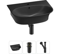 Комплект 3 в 1 Wellsee Lavinia Boho Bathroom Sink накладная/подвесная раковина 55x43 см 20216713R