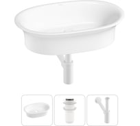 Набор Wellsee 3 в 1 Faze Moment накладная раковина 60x39 см 3178010 20213585R