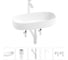 Комплект 5 в 1 Wellsee Lavinia Boho Bathroom Sink накладная раковина 68x36 см 3331112 20215852R 1