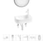 Комплект 6 в 1 Wellsee Lavinia Boho Bathroom Sink накладная/подвесная раковина 40x22 см 20219740R 1