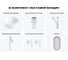 Комплект 6 в 1 Wellsee Lavinia Boho Bathroom Sink накладная раковина 38x38 см 3331110 20219412R 12