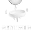Комплект 7 в 1 Wellsee Lavinia Boho Bathroom Sink накладная раковина 60x40 см 3331109 20219272R 1
