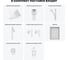 Комплект 7 в 1 Wellsee Lavinia Boho Bathroom Sink накладная раковина 42x42 см 3331111 20219304R 13