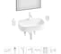 Комплект 7 в 1 Wellsee Lavinia Boho Bathroom Sink накладная раковина 55x40 см 3331108 20219472R 1