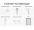 Комплект 6 в 1 Wellsee Lavinia Boho Bathroom Sink накладная раковина 50x38 см 3331111 20219436R 12